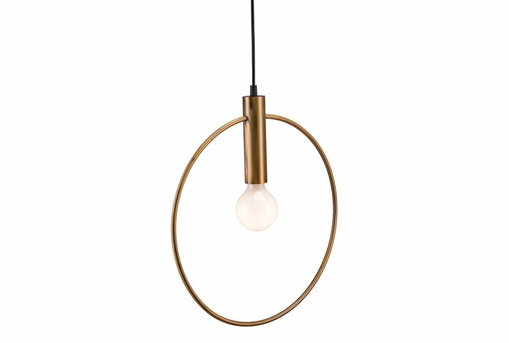 Pendant Lights | 15.7X17.7 Bulb In Gold Circle Pendant Decor Pendant Lights