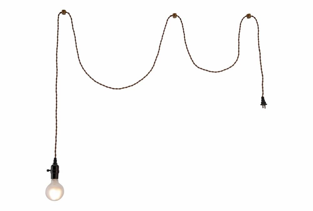 Pendant Lights | 2.2X3.7 Brass Ceiling Lamp With Braided Wire Decor Pendant Lights