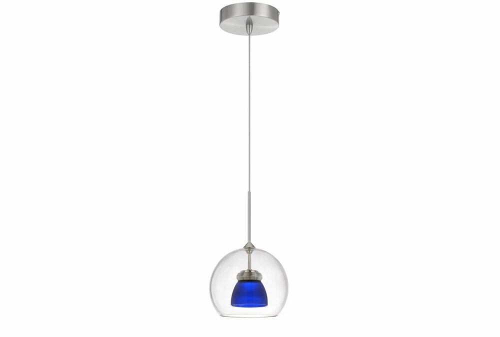 Pendant Lights | Addison 6X11.5 Frosted Blue Integrated Led Glass Mini Dome Pendant Decor Pendant Lights