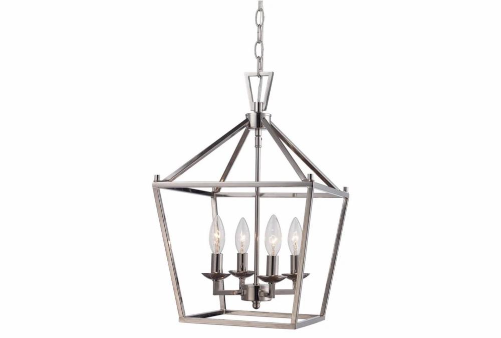 Pendant Lights | Martin 12X15.5 Chrome 4Lt Lantern Pendant Decor Pendant Lights