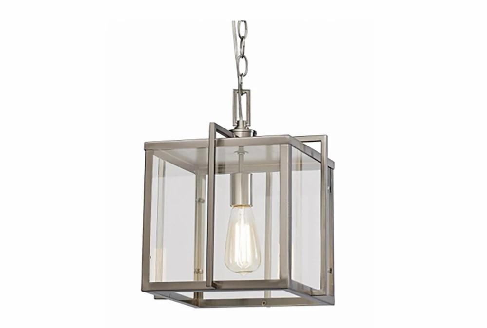 Pendant Lights | Walker 12X15 1Lt Brushed Nickel Edison Square Pendant Decor Pendant Lights