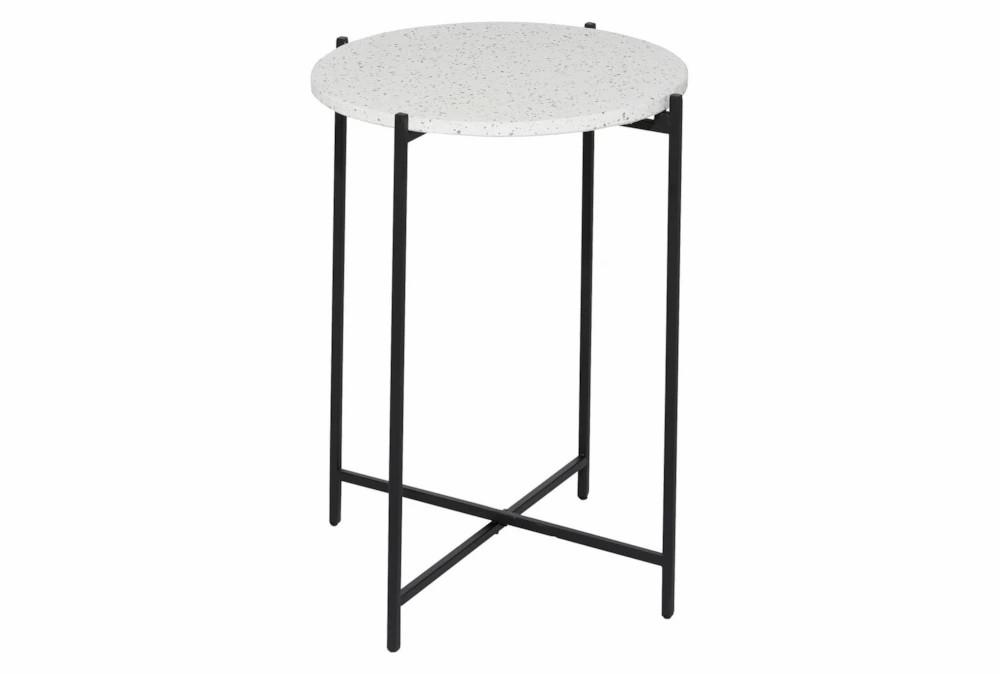 Planters | 18X25 Black Terrazzo Accent Table Decor Planters