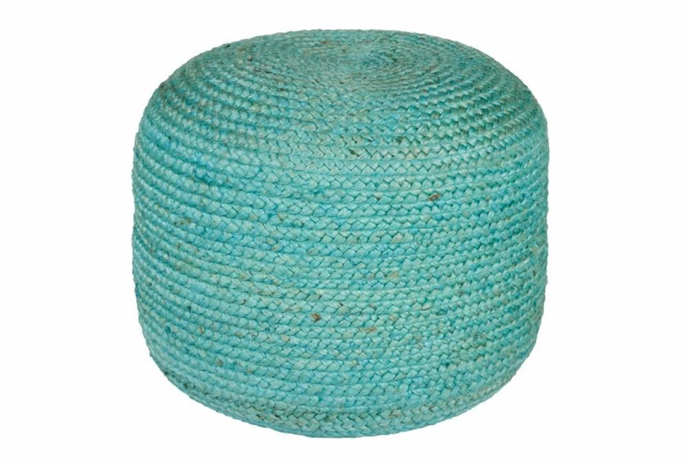 Poufs | Pouf-Aqua Jute Decor Poufs