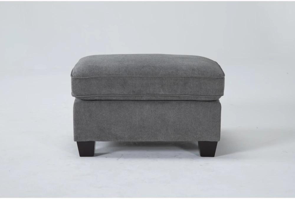 Poufs | Reid Grey Rectangle Ottoman Decor Poufs