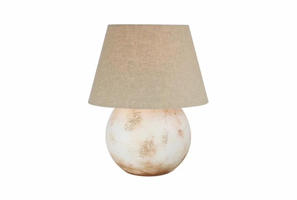 Table Lamps | 21 Inch Ivory Sun Bleached Terra Cotta Clay Table Lamp W/ 3 Way Switch By Nate Berkus + Jeremiah Brent Decor Table Lamps