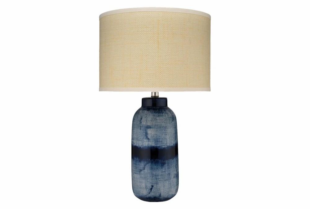 Table Lamps | 25 Inch Indigo Ceramic Table Lamp Decor Table Lamps