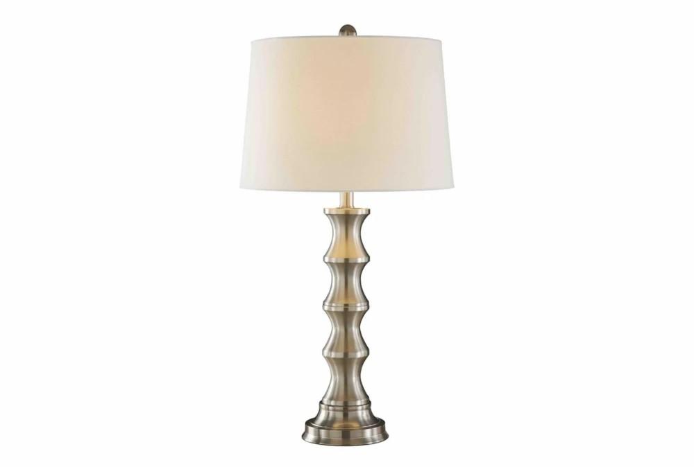 Table Lamps | 28 Inch Silver Metal Table Lamp Decor Table Lamps