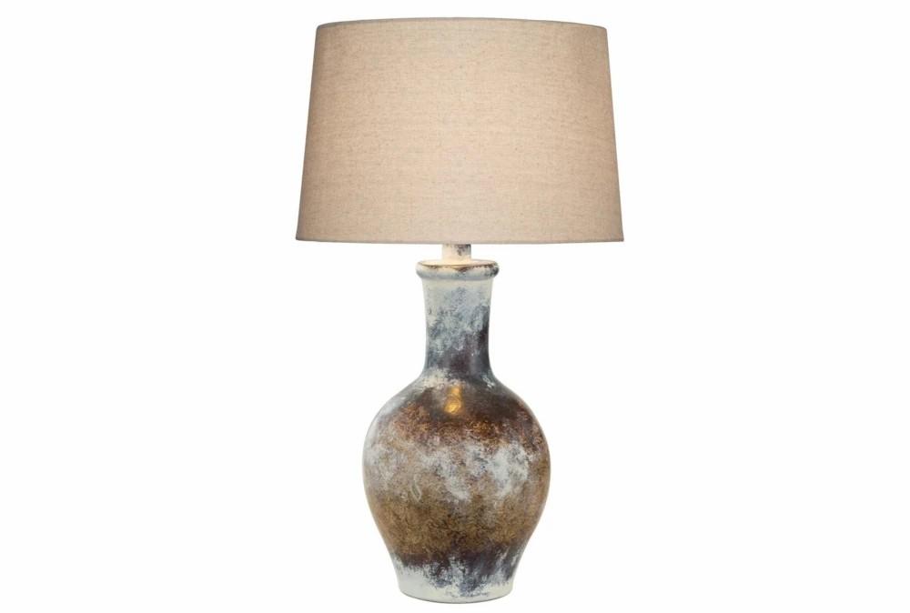 Table Lamps | 29 Inch Hydrocal Table Lamp Decor Table Lamps