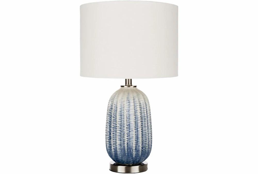 Table Lamps | Table Lamp-Blue White Glazed Ceramic Decor Table Lamps