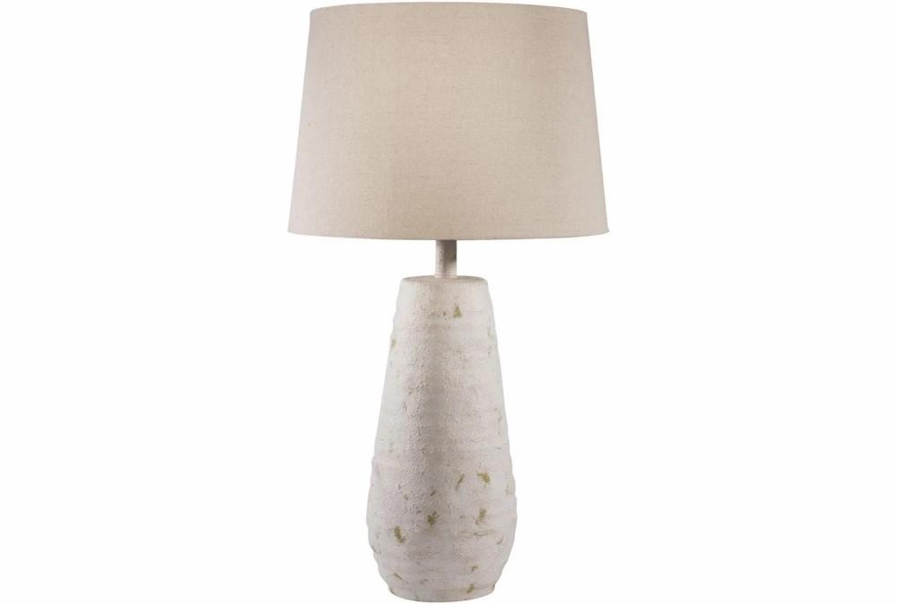 Table Lamps | Table Lamp-Ivory Hand Finished Composition Decor Table Lamps