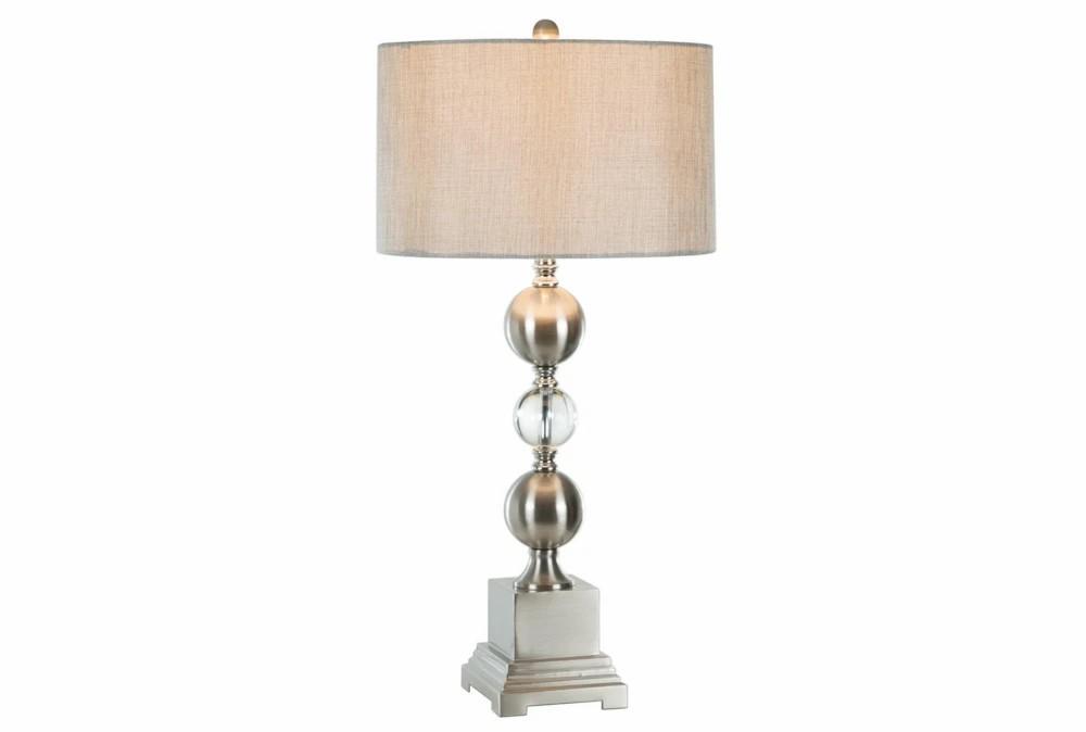 Table Lamps | Table Lamp-Stained Nickel With Crystal Decor Table Lamps