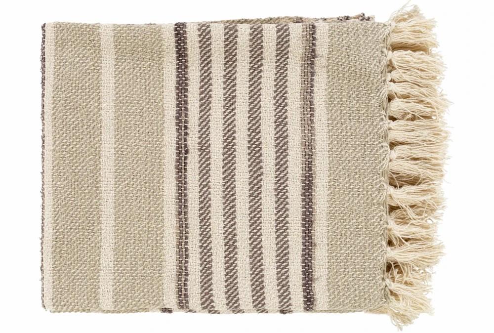 Throw Blankets | 50X60 Khaki Throw Blanket With Tassels Decor Throw Blankets