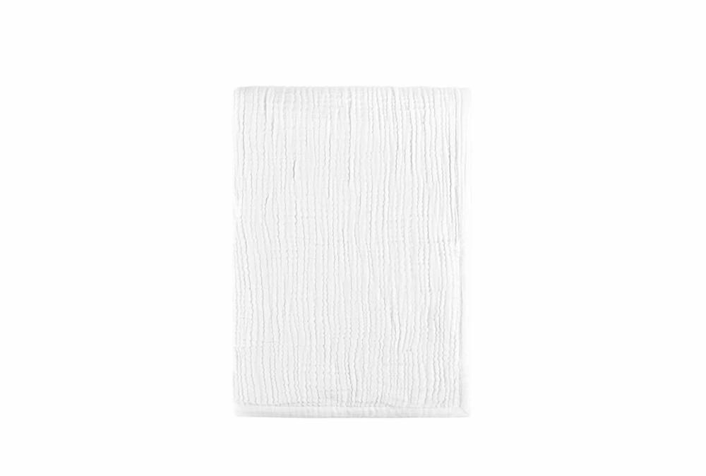 Throw Blankets | 50X70 White Linen + Cotton + Polyester Sherpa Oversized Throw Decor Throw Blankets