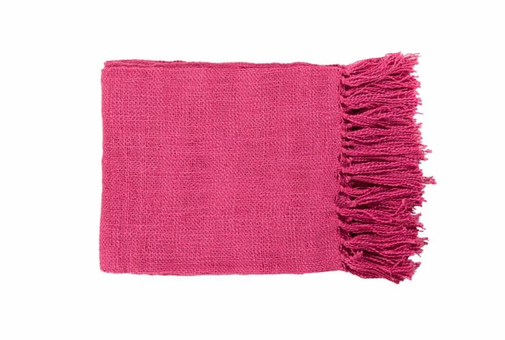 Throw Blankets | Accent Throw-Delco Fuschia Decor Throw Blankets