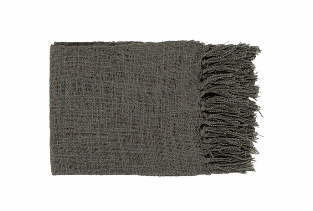 Throw Blankets | Accent Throw-Delco Graphite Decor Throw Blankets