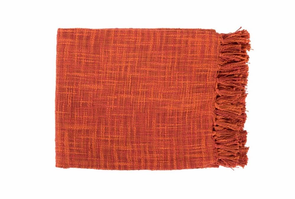 Throw Blankets | Accent Throw-Kinley Rust Decor Throw Blankets