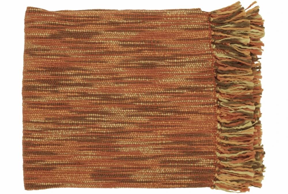 Throw Blankets | Accent Throw-Maryse Rust Decor Throw Blankets