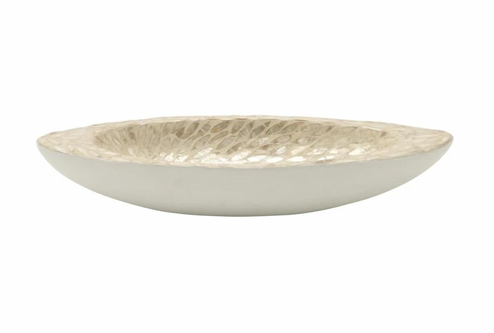 Trays | 4 Inch Stone Shell Bowl Decor Trays