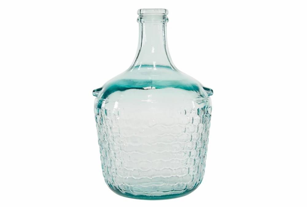 Vases | 12 Inch Clear Glass Textured Jug Decor Vases