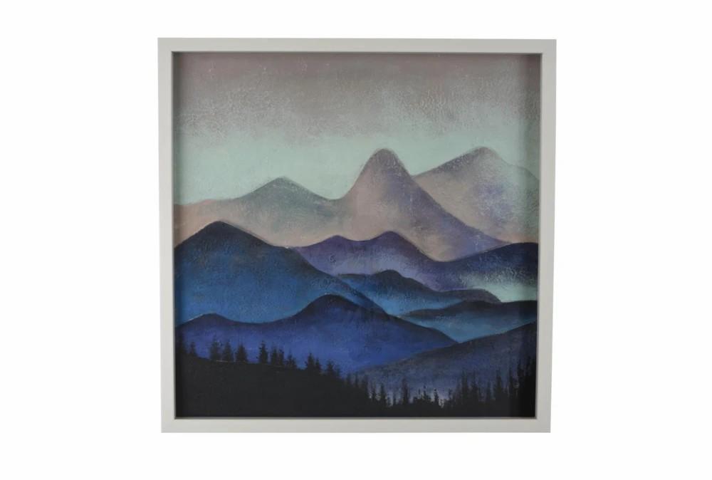 Wall Art Prints | 24X24 Abstract Mountain Views Decor Wall Art Prints