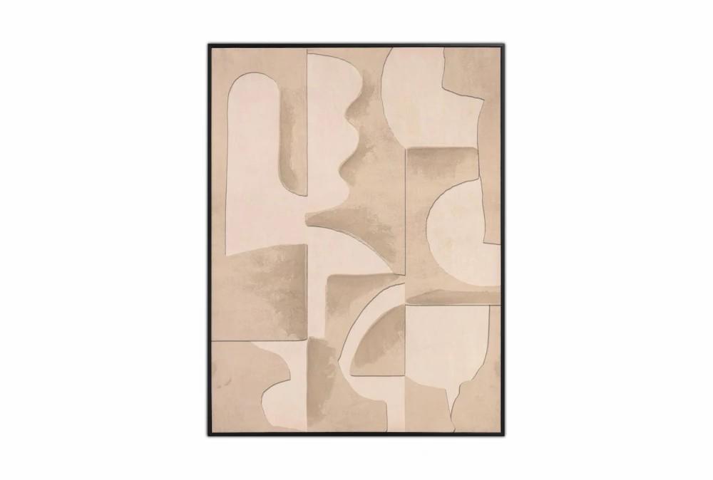 Wall Art Prints | 25X33 Taupe Saga Tonal Abstract Ii Wall Art Decor Wall Art Prints