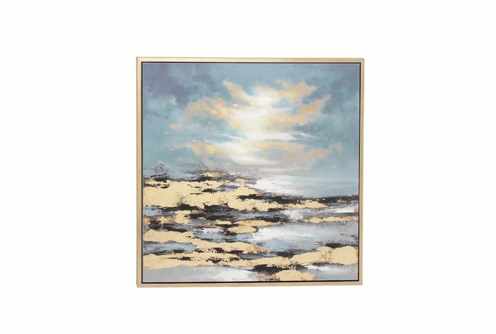 Wall Art Prints | 39X39 Golden Hour Coastal Decor Wall Art Prints