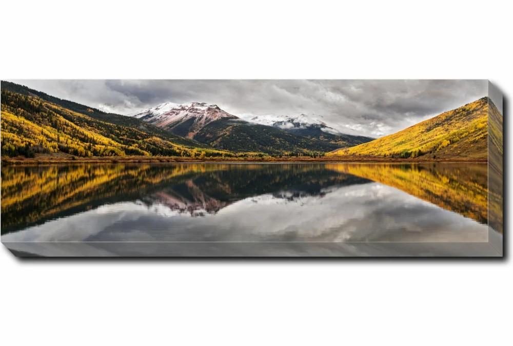 Wall Pictures | 54X18 Crystal Lake With Gallery Wrap Canvas Decor Wall Pictures