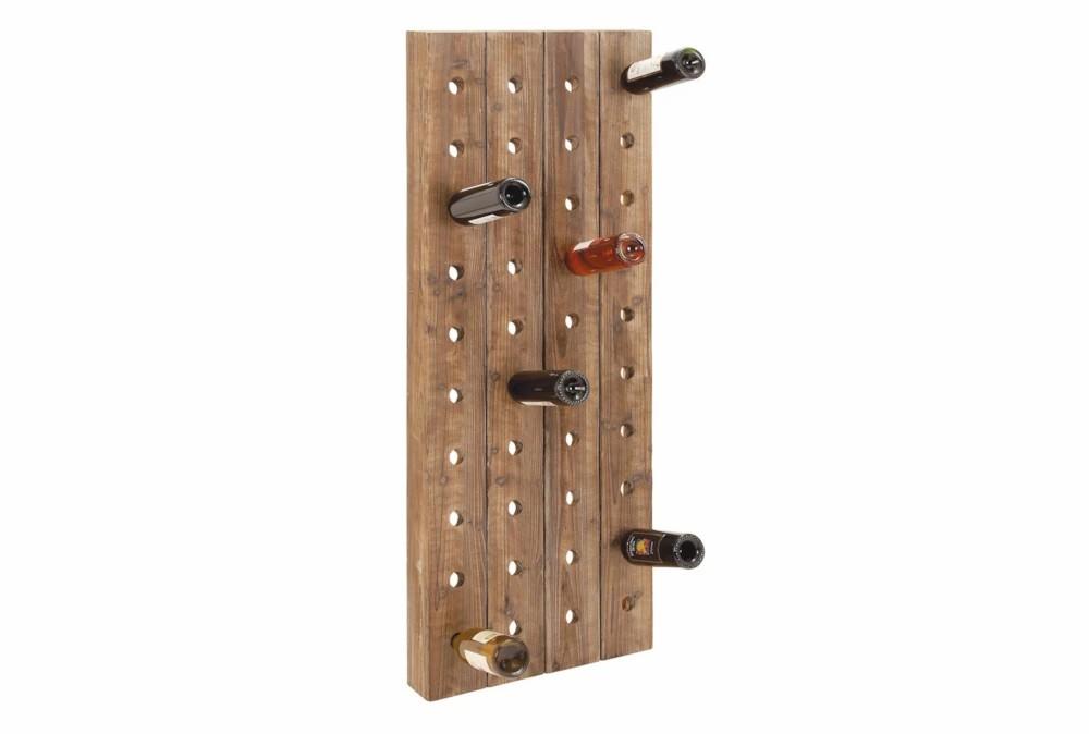 Wine Holders | 20 Inch Wood Wine Rack Decor Wine Holders