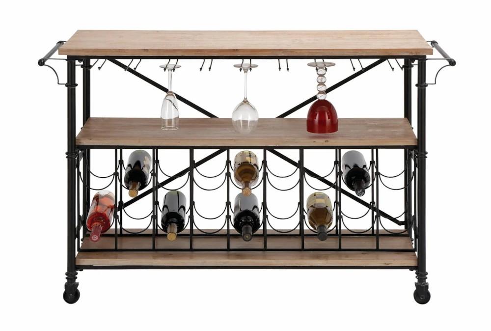 Wine Holders | Carla Rolling Wine Rack Decor Wine Holders