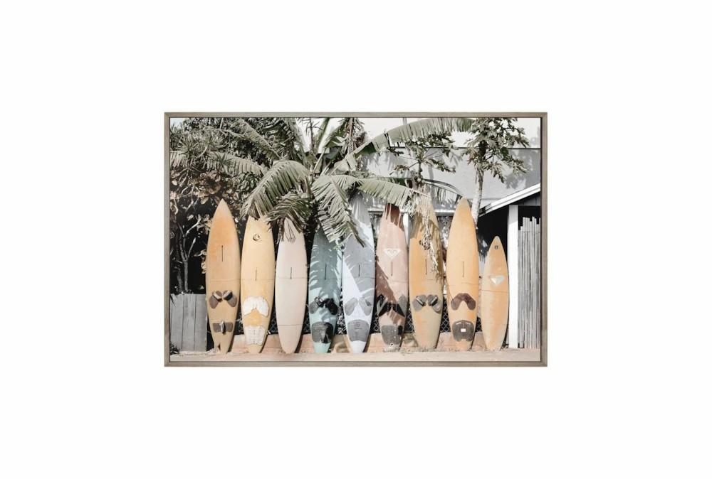 Wood Wall Art | 48X32 Pastel Surfboards Wall Art Decor Wood Wall Art