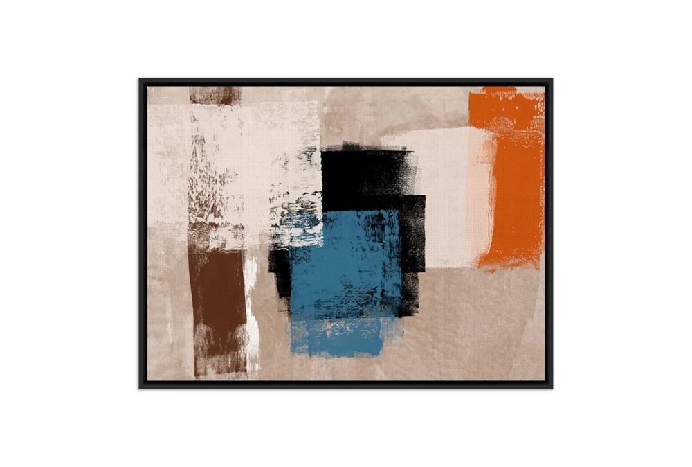 Wood Wall Art | 48X36 Flowing Substance I By Coup D’Esprit With Black Frame Decor Wood Wall Art