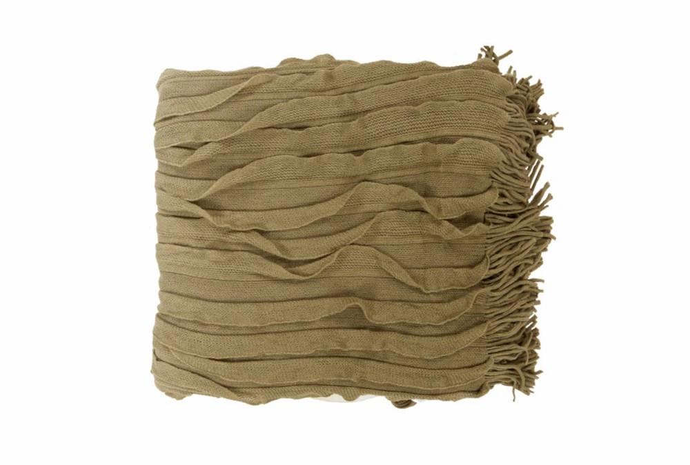 Throw Blankets | Accent Throw-Gabbi Olive Decor Throw Blankets